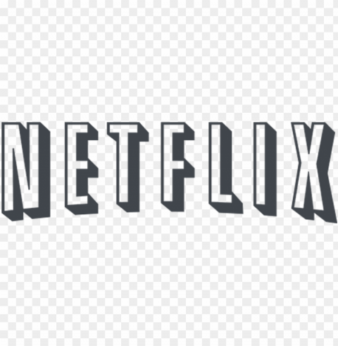 Logo-netflix - Netflix Logo Black And White Isolated Element On HighQuality Transparent PNG