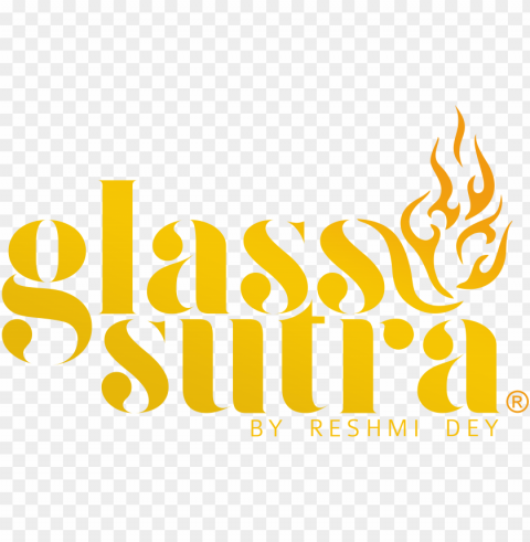 logo of delhi based glass sutra studio in india - calligraphy PNG objects PNG transparent with Clear Background ID 16081e22