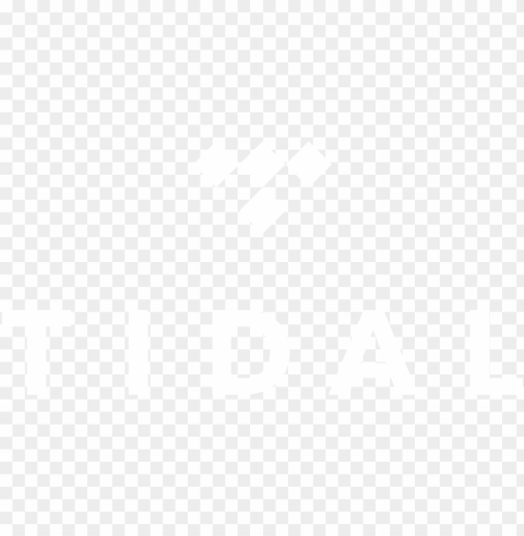logo - tidal logo white Isolated Item in Transparent PNG Format