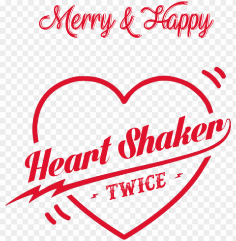 logo twice - twice heart shaker logo PNG photo without watermark