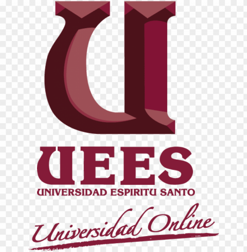logotipo uees online - universidad de especialidades espíritu santo Clean Background Isolated PNG Graphic