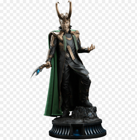 loki 14th scale premium format statue by sideshow - avengers - loki premium format statue figure - sideshow PNG graphics
