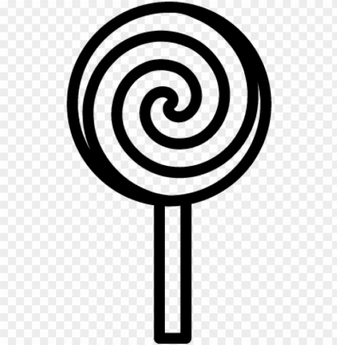 lollipop candy vector - black and white cartoon lollipo PNG images with alpha channel diverse selection
