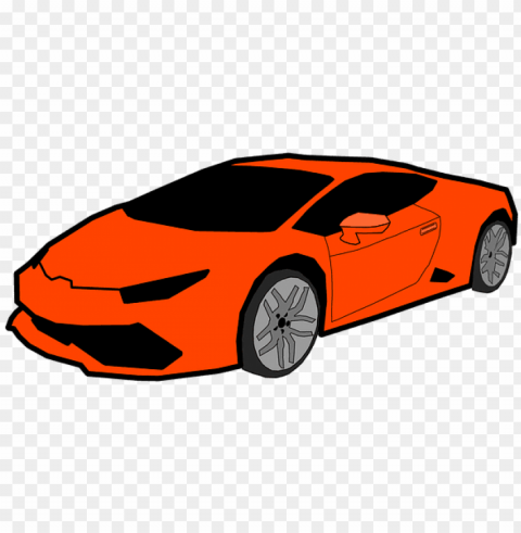 lomborghini car cool car - gambar animasi mobil kere PNG Illustration Isolated on Transparent Backdrop