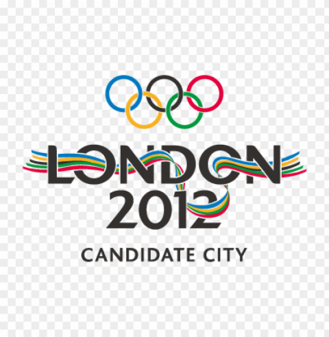 london 2012 olympic vector logo free Isolated Graphic on Transparent PNG