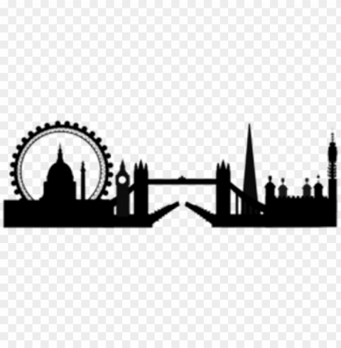 london clipart silhouette - london skyline silhouette PNG images with alpha transparency layer
