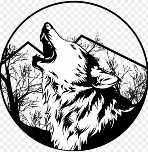 lone wolf vector illustration lone wolf angry - wolf vector art PNG files with transparent canvas extensive assortment