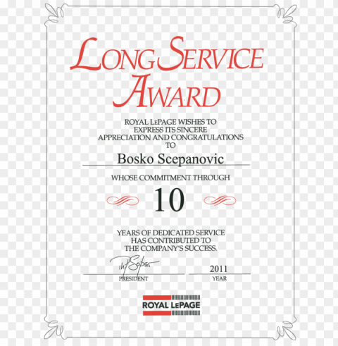 long service award certificate template free forte - long service award certificate template Transparent Cutout PNG Graphic Isolation