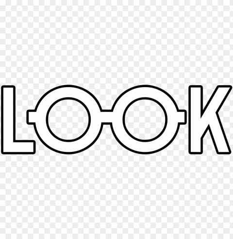look logo Clear background PNG clip arts