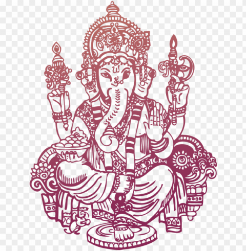 lord ganesh image - happy ganesh chaturthi images Clear Background Isolated PNG Illustration