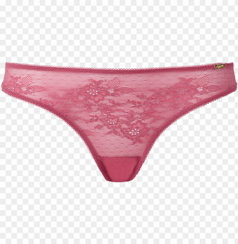 lossies lace brief whisper pink product front - tho Transparent Background Isolated PNG Figure