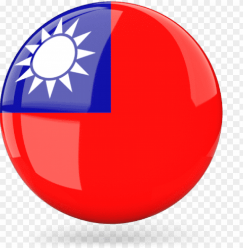 lossy round graphics flag of taiwan - taiwan flag icon Transparent PNG images free download