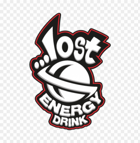 lost energy drink vector logo free download Isolated Element with Clear Background PNG