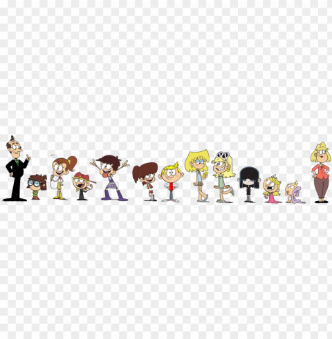 loud family - the loud house PNG Image with Isolated Subject