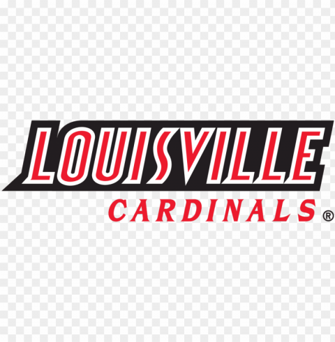 Louisville Cardinals Clean Background Isolated PNG Graphic Detail