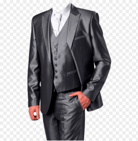 lounge sliver suit and tie with light style suit - کت شلوار برای فتوشاپ Isolated Design Element in Transparent PNG