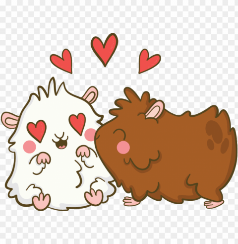 love animal - love Isolated Character on Transparent PNG