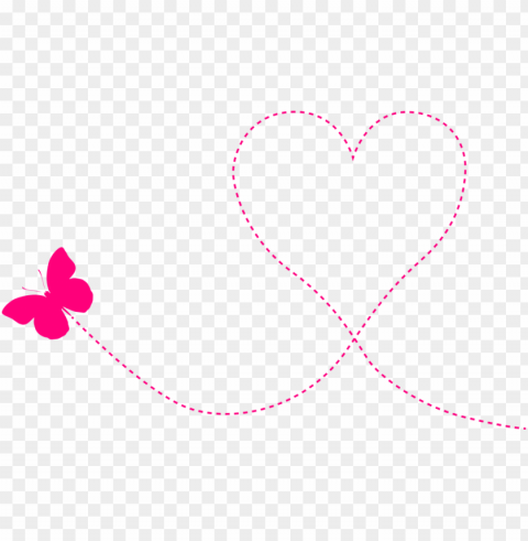 Love Butterfly Isolated Element In Clear Transparent PNG