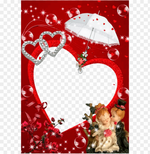 love frame free image - love photo frame PNG Graphic Isolated on Transparent Background