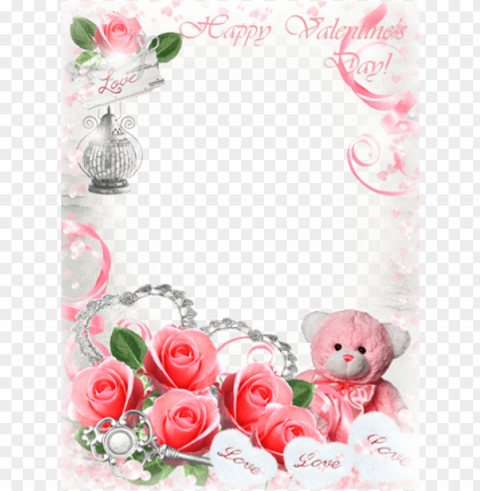 love frames love frames love frames love frames - romantic rose photo frame PNG images with clear cutout