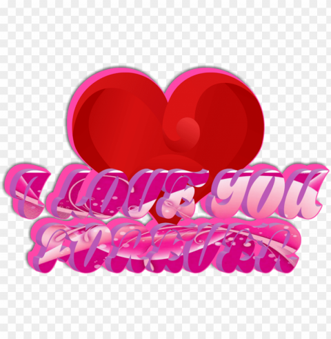 love heart 3d red forever - heart Transparent PNG images bulk package