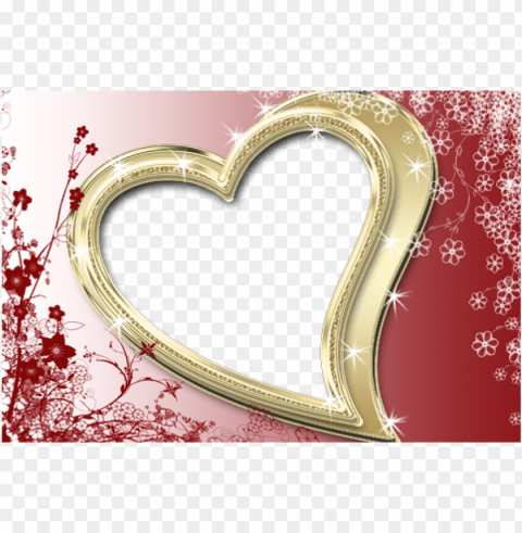 Love Shining Heart Frame For Valentines Day - صور فيها اسم زياد PNG Images For Merchandise