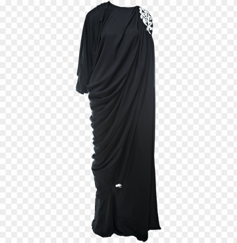 love the draping homa q abayas at united designers - day dress Clear Background PNG Isolated Subject