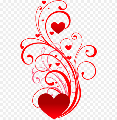 love this heart - red heart desi Isolated Graphic Element in Transparent PNG