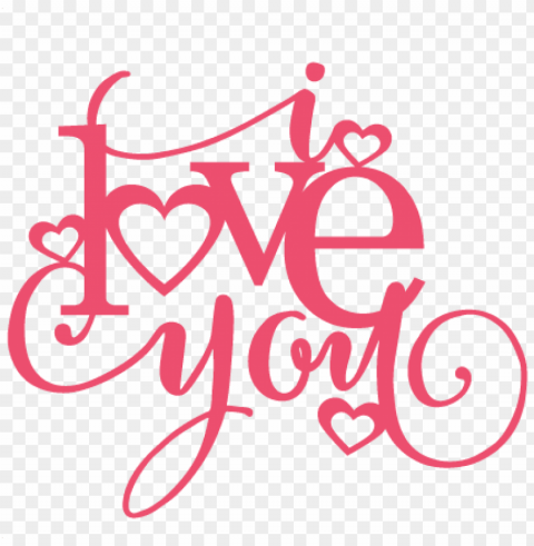 Love You Silhouette Transparent PNG Pictures For Editing