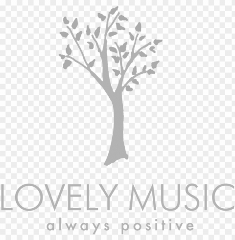 lovely music library - silhouette Clear Background Isolated PNG Object