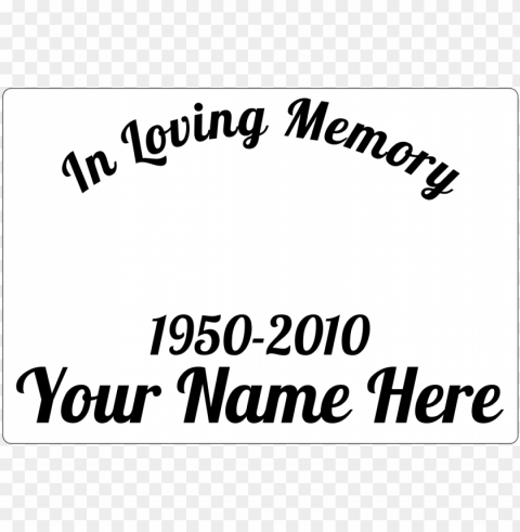 loving memory heart sticker Clean Background Isolated PNG Icon
