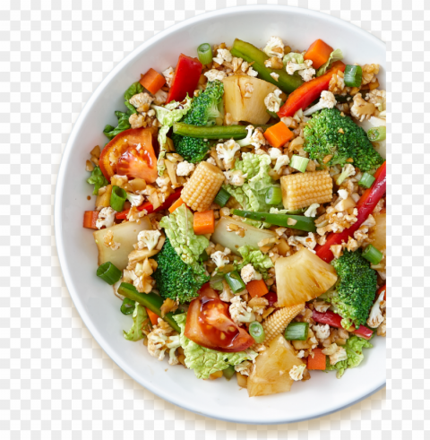 low cal plant based alternative cauliflower rice it's - burrata salad PNG with clear background extensive compilation