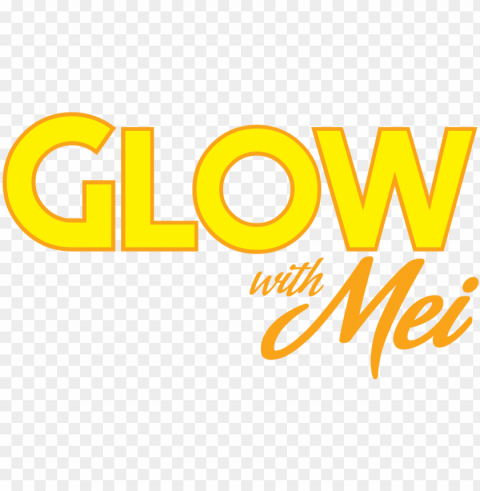 lowwithmei logo mei-lana chow rhn - glow with mei Transparent PNG Image Isolation