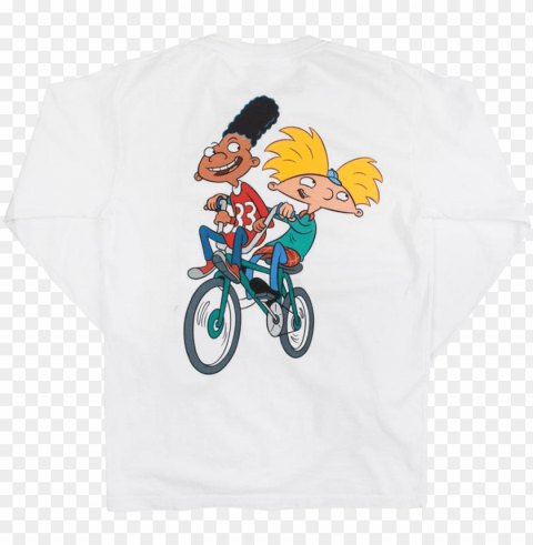 ls hey arnold bike tee - bicycle PNG with clear background set