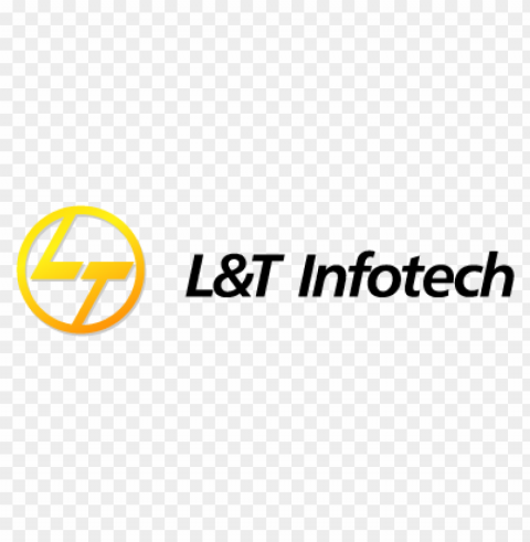 l&t infotech vector logo Transparent PNG graphics variety