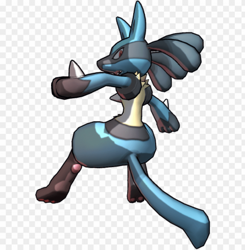 lucario render by maximum-124 charizard pokemon stuff - lucario render Isolated PNG Object with Clear Background