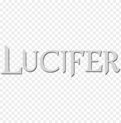 lucifer image - lucifer serie logo CleanCut Background Isolated PNG Graphic