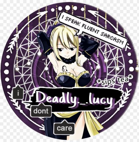lucy lucyheartfilia fairytail icon icons drunks PNG Illustration Isolated on Transparent Backdrop