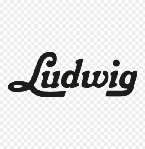 ludwig drums vector logo free Isolated Graphic on Clear PNG
