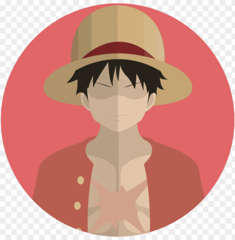 luffy icon by classy-blue - luffy icon Clear Background PNG Isolated Graphic Design