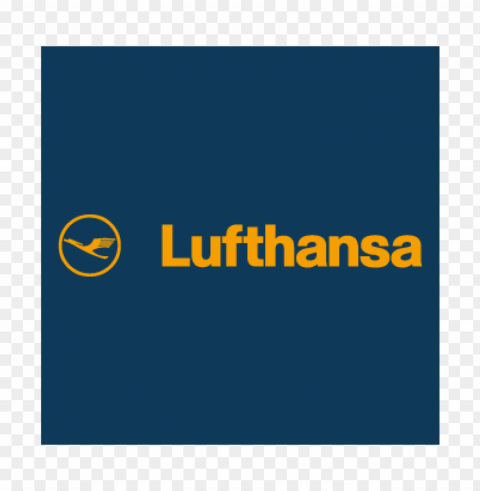 lufthansa airlines vector logo Isolated PNG Item in HighResolution