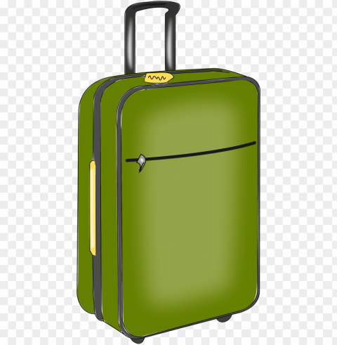luggage Isolated Artwork on HighQuality Transparent PNG