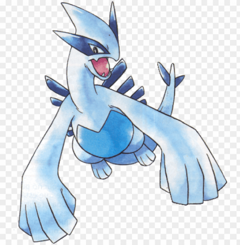#lugia 2 from the official artwork set for #pokemon - official pokemon art PNG transparent icons for web design