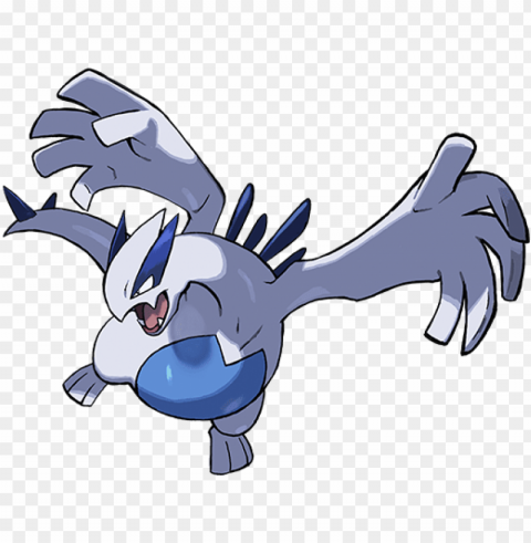 lugia - lugia 3d PNG transparent graphics for projects