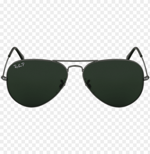 lunettes ray-ban aviator rb3025 polarisé - ray-ban rb3025 aviator large metal w0879 gunmetal crystal Isolated Graphic on Transparent PNG