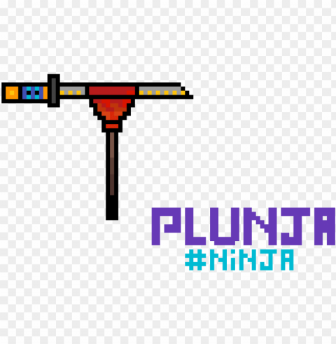 Lunge Pickaxe From Fortnite - Fortnite Pickaxe Pixel Art Isolated Character On HighResolution PNG