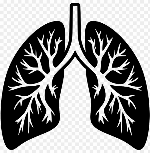 lungs icon PNG with Isolated Transparency