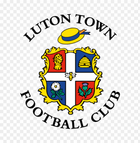 luton town fc vector logo PNG with Clear Isolation on Transparent Background