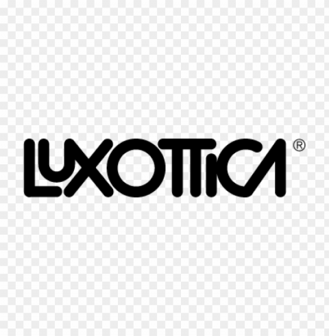 luxottica black vector logo PNG transparent design diverse assortment