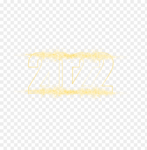 luxury gold 2022 text Clean Background PNG Isolated Art